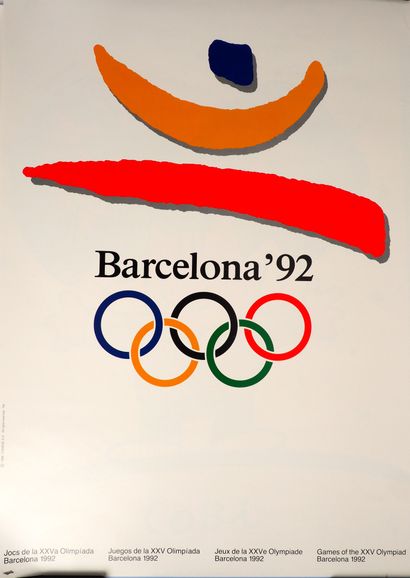 null Olympic Games/Barcelona, summer 1992. Two original posters, official (Official...