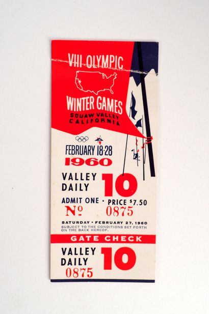 Jeux Olympiques/Squaw Valley, hiver, 1960)....