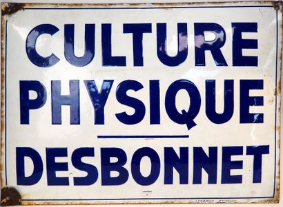 Culture Physique/Desbonnet. Importante et...