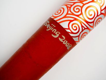 null Jeux Olympiques/Beijing, été 2008. Torche officielle...Rouge et alumunium. Avec...