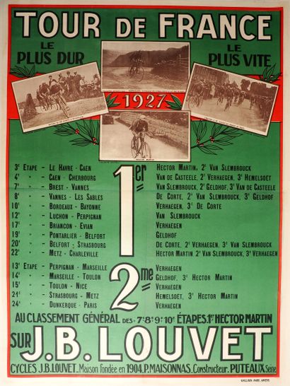 Cyclisme/ Louvet/DeWaele/H.MArtin/Tour/ Forte...