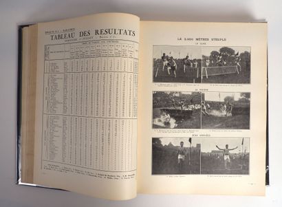 null Jeux Olympiques/Chamonix-Paris, hiver-été 1924/ Le rapport officiel des deux...