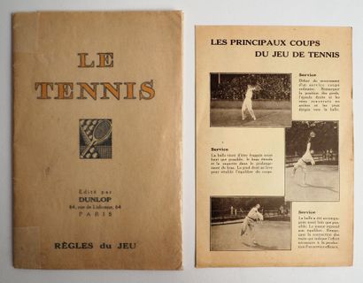Tennis/Règles/Delarue-Nouvellière/Dunlop....