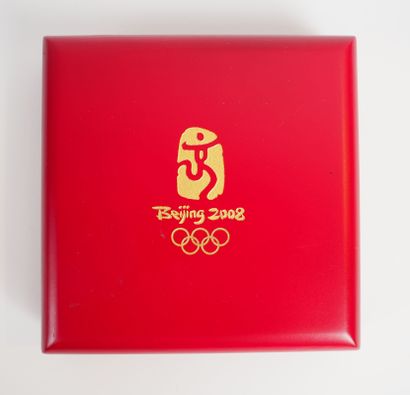 null Olympic Games/Beijing, summer 2008. In its red case, lacquered, with official...