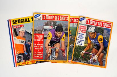 null Cycling/Poulidor. Set of 4 magazines from 1966, with the forgettable Poupou...