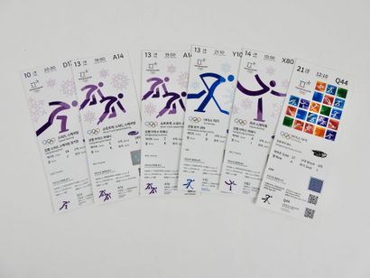 null Olympic Games. Winter/ Sochi, 2014, PyeongChang , 2018. Two sets of Eleven Tickets:...