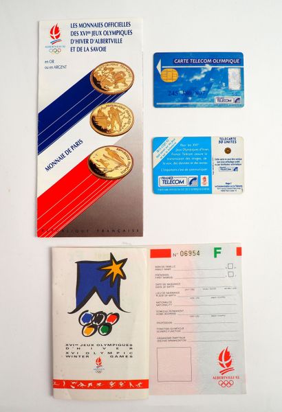 Jeux Olympiques/Hiver 1992/Albertville. Cinq...