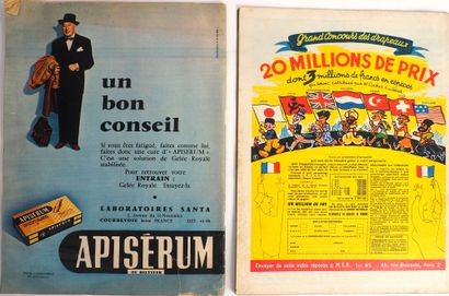 null Cyclisme/Tour. Deux numéros spéciaux "Miroir du Tour 1958 et 59" de Miroir Sprint....
