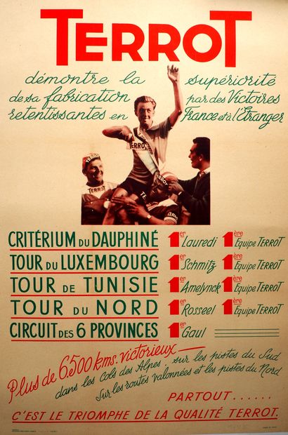 Cyclisme/Gaul/Terrot/Grenoble. Affiche 