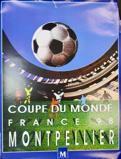 null Soccer. World Cup 1998. Fourteen official posters, including 5 ex of St Denis...