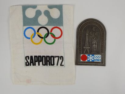 Jeux Olympiques. Sapporo 1972, deux pièces...