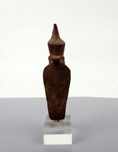 null Large crowned uraeus

Wood 17 cm

Egypt Ptolemaic period