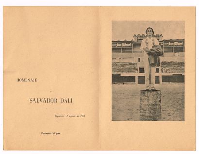 null Salvador DALI (Figueras Espagne 1904-1989, peintre) - Corrida à Figueras 1961 :...