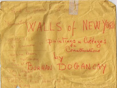 null Burghan DOGANCAY (1929-2013, artiste turc, peintre photographe et sculpteur)...