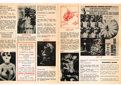 null AVANT-GARDE 1969 - " Liberté de Parole " / Leaflet (4 p in-4) edited by the...