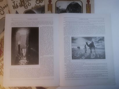 null "L'ALGERIE ILLUSTREE" / Suite of 6 illustrated magazines 1925/26, numerous photos,...