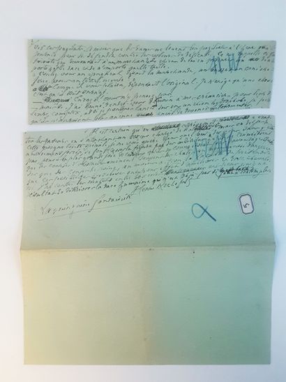 null Henri ROCHEFORT (1831-1913, journalist and polemicist) / Autograph manuscript...