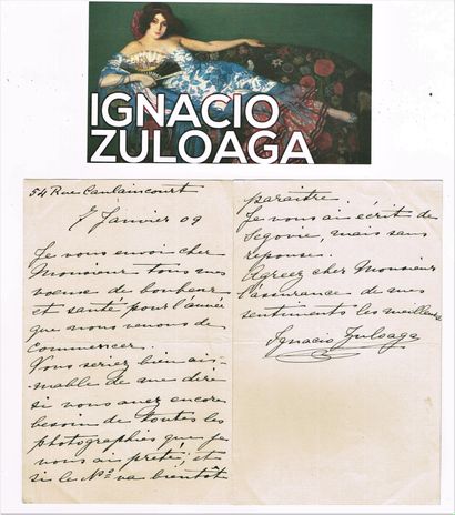 Ignacio ZULOAGA (1870-1945, peintre espagnol)...