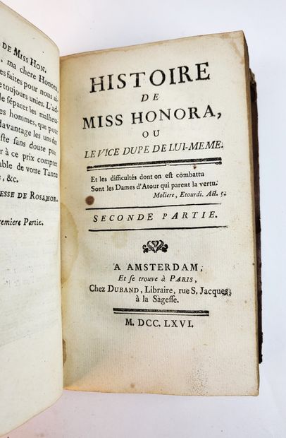 null « Histoire de Miss Honora ou Le Vice dupe de lui-même » (par Claude-Rigobert...