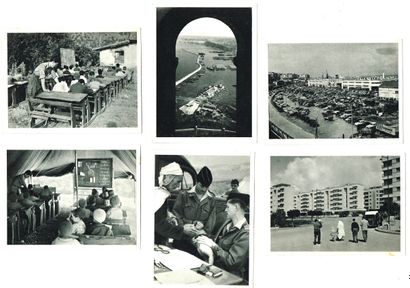 null GUERRE D’ALGERIE – Rare ensemble de 15 cartes de propagande (toutes différentes)...