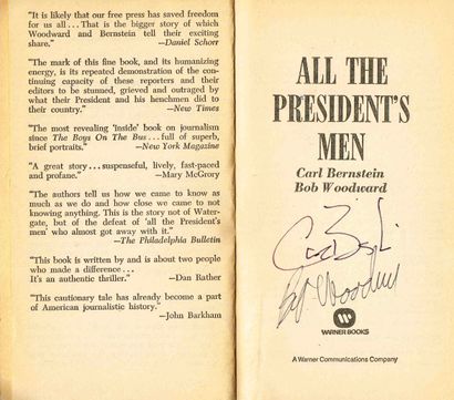 null WATERGATE / "All the President’s Men" de Carl BERNSTEIN (né en 1944) et Bob...