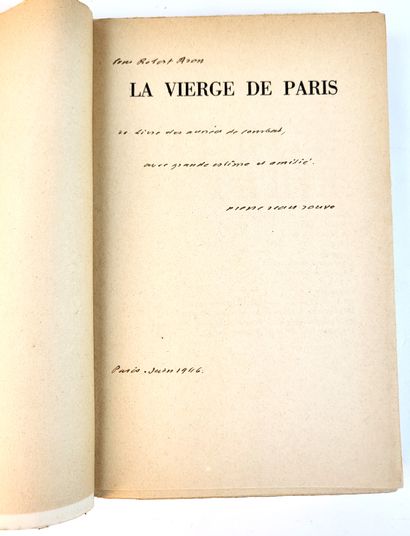 null Pierre-Jean JOUVE (1887-1976, poet and novelist) / " La Vierge de Paris ", LUF...