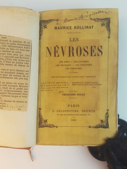 null Maurice ROLLINAT (1846-1903, poète et musicien) / « Les Névroses », Paris, G....