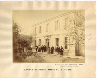 null [Frédéric MISTRAL] – Franceline CHABRIER de LAFONGT (1850-1939, photographe)...