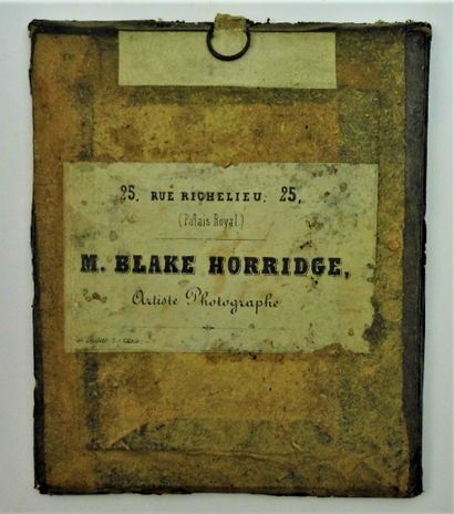 null PHOTOGRAPHIE - DAGUERREOTYPE - BLAKE-HORRIDGE (artiste photographe, 25 rue Richelieu...