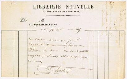 null Frédéric MISTRAL (1830-1914, écrivain fondateur du Félibrige, Prix Nobel de...