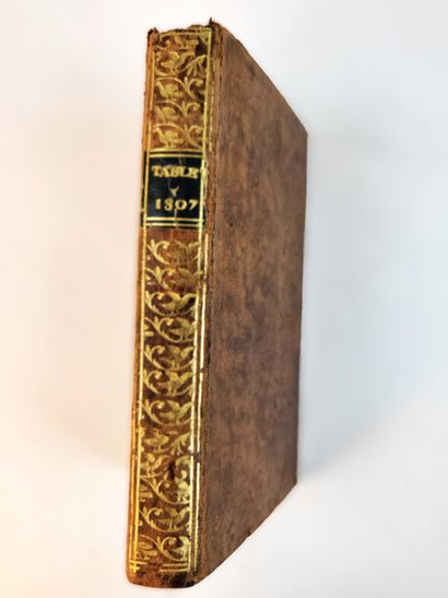 null RENNES (Ille et Villaine) 1807 – « Tablettes de Rennes et du département d’Ille-et-Villaine...