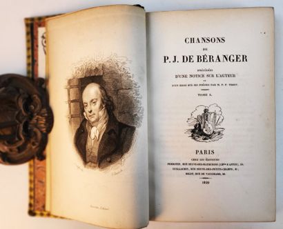 null Pierre-Jean de BERANGER (1780-1857, chansonnier) – « Chansons » rassemblées...