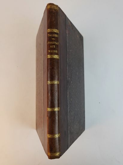 null MŒURS – Ambroise TARDIEU (1818-1879, médecin) / « Etude médico-légale sur les...