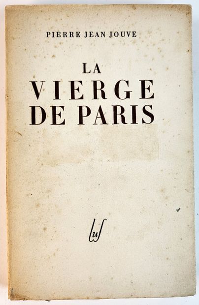 Pierre-Jean JOUVE (1887-1976, poète et romancier)...