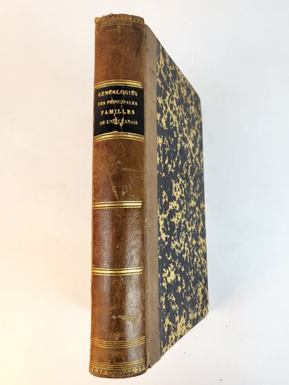 null ORLEANAIS / « Généalogie des principales Familles de l’Orléanais » par Charles-Louis...