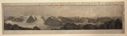 null 3 vues panoramiques de chaines de montagne 

Estampe en couleurs

15 x 60 cm...