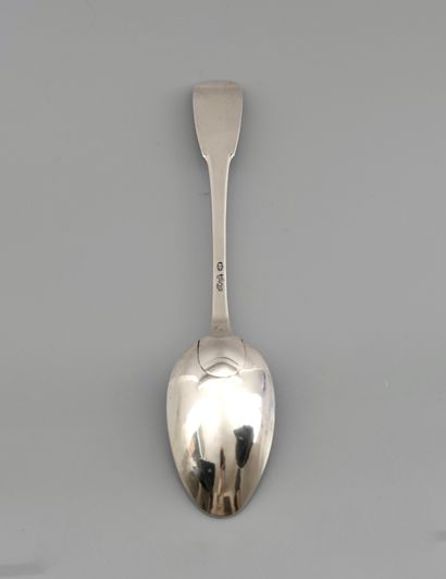 null Stew spoon, silver 925 MM, uniplat model, M.O Pierre CAPPEAU, hallmark AVIGNON...