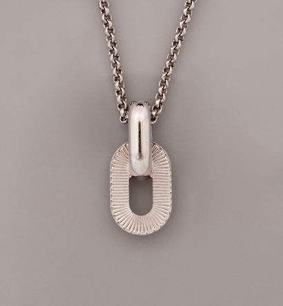 ARTHUS BERTRAND, Ruban model. Chain and pendant...