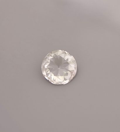 null 
Bague solitaire ' Joaillerie ' en , platine 900 MM, ornée d'un diamant taille...