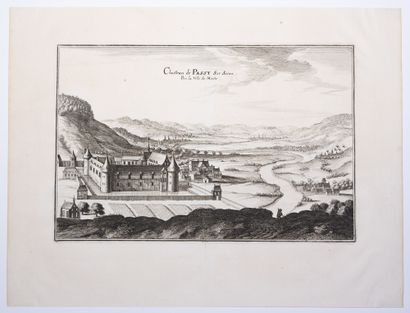 null PARIS. «Château de PASSY sur SEINE, près la Ville de Mante» (Château de BOULAINVILLIERS...