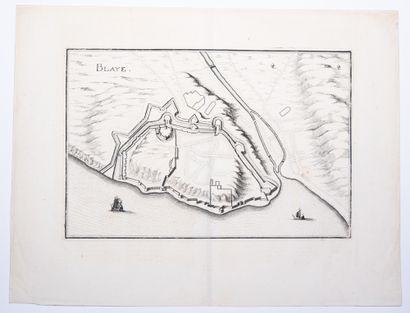 null GIRONDE. "BLAYE." The Citadel of Blaye, before the fortifications of Vauban....