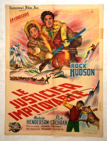 null THE RUTHLESS VIGILANTE 
Year: 1953, French poster 
Director : Joseph Pevney...