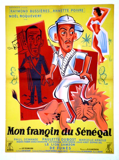 null MON FRANGIN DU SENEGAL
Année : 1953, affiche française
Réal : Guy Lacourt
Act...