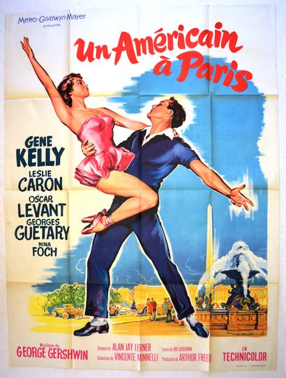 null UN AMERICAIN A PARIS
Année : 1951, affiche française
Réal : Vincente Minnelli
Act...
