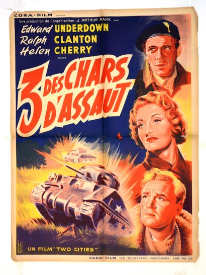 null 3 OF THE TANKS 
Year : 1950, French poster
Director : Terence Young 
Act: Edward...