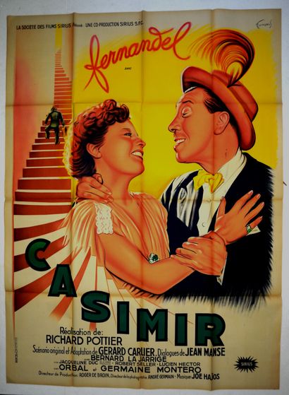 null CASIMIR
Year : 1950, French poster
Director : Richard Pottier
Act: Fernandel...