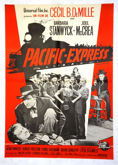 null PACIFIC-EXPRESS
Year: 1939, French poster
Director: Cecil B. DeMille 
Act: Barbara...