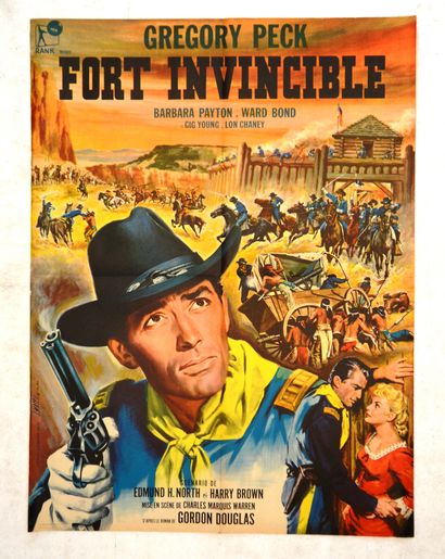 null FORT INVINCIBLE 
Year: 1951, French poster
Director : Gordon Douglas 
Act: Gregory...