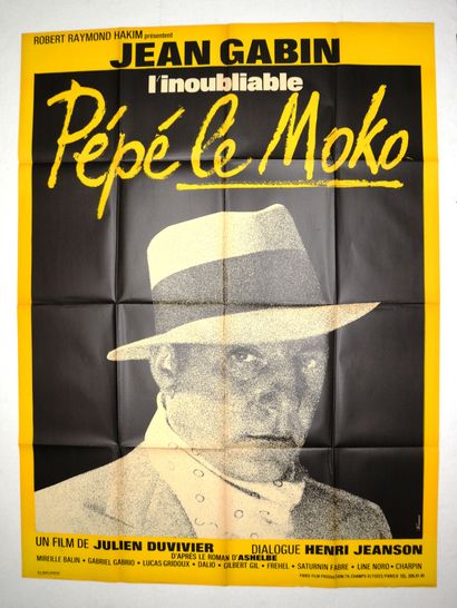 null PEPE LE MOKO
Année : 1937, affiche française
Réal : Julien Duvivier
Act : Jean...
