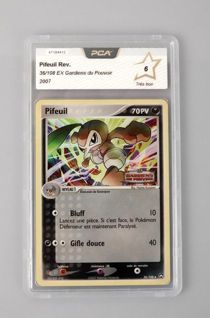 null PIFEUIL Reverse
Block Ex Guardians of Power 36/108
Pokémon Card PCA 6/10